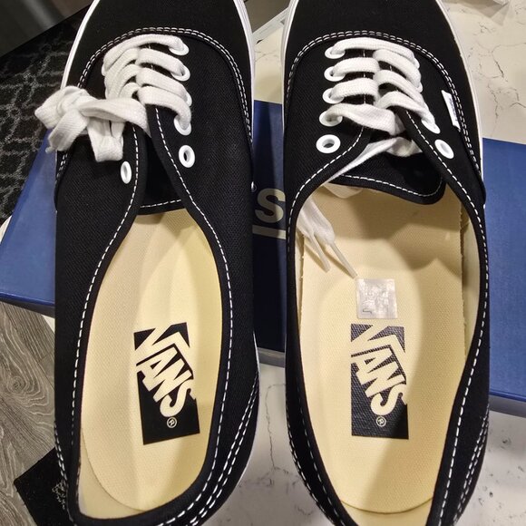 Vans Lx Authentic Reissue 44 Black White VN000CQABA2 Sneakers Mens Size 13 NEW - Picture 8 of 16